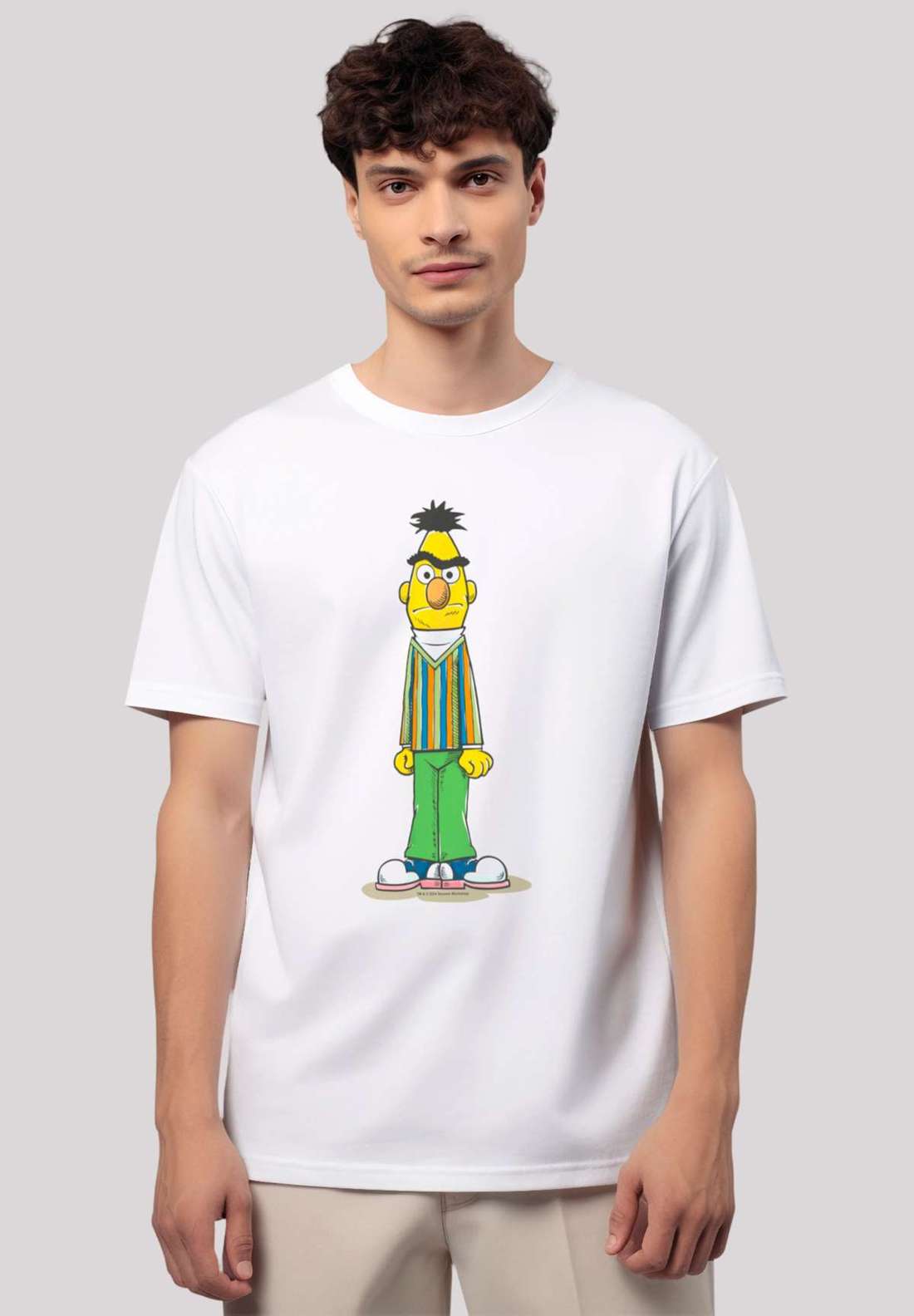 футболка Sesamstraße Bert Angrie