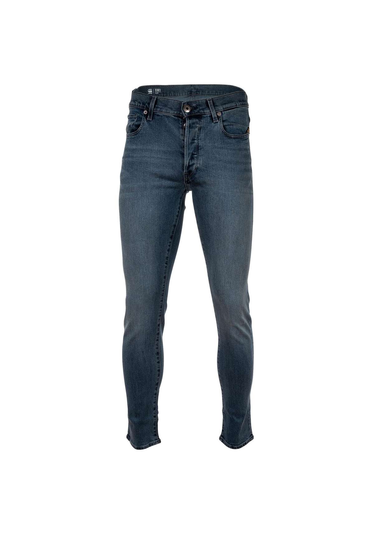 Джинсы обычного кроя Jeans 3301 Slim Elto Stretch Denim