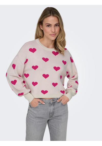 Birch Pattern:Pink Yarrow Small Heart