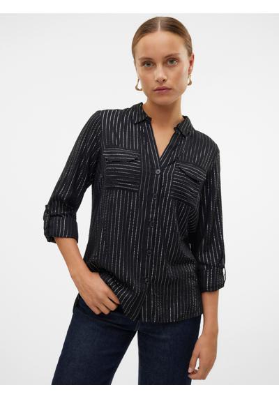 Black Stripes:SILVER LUREX