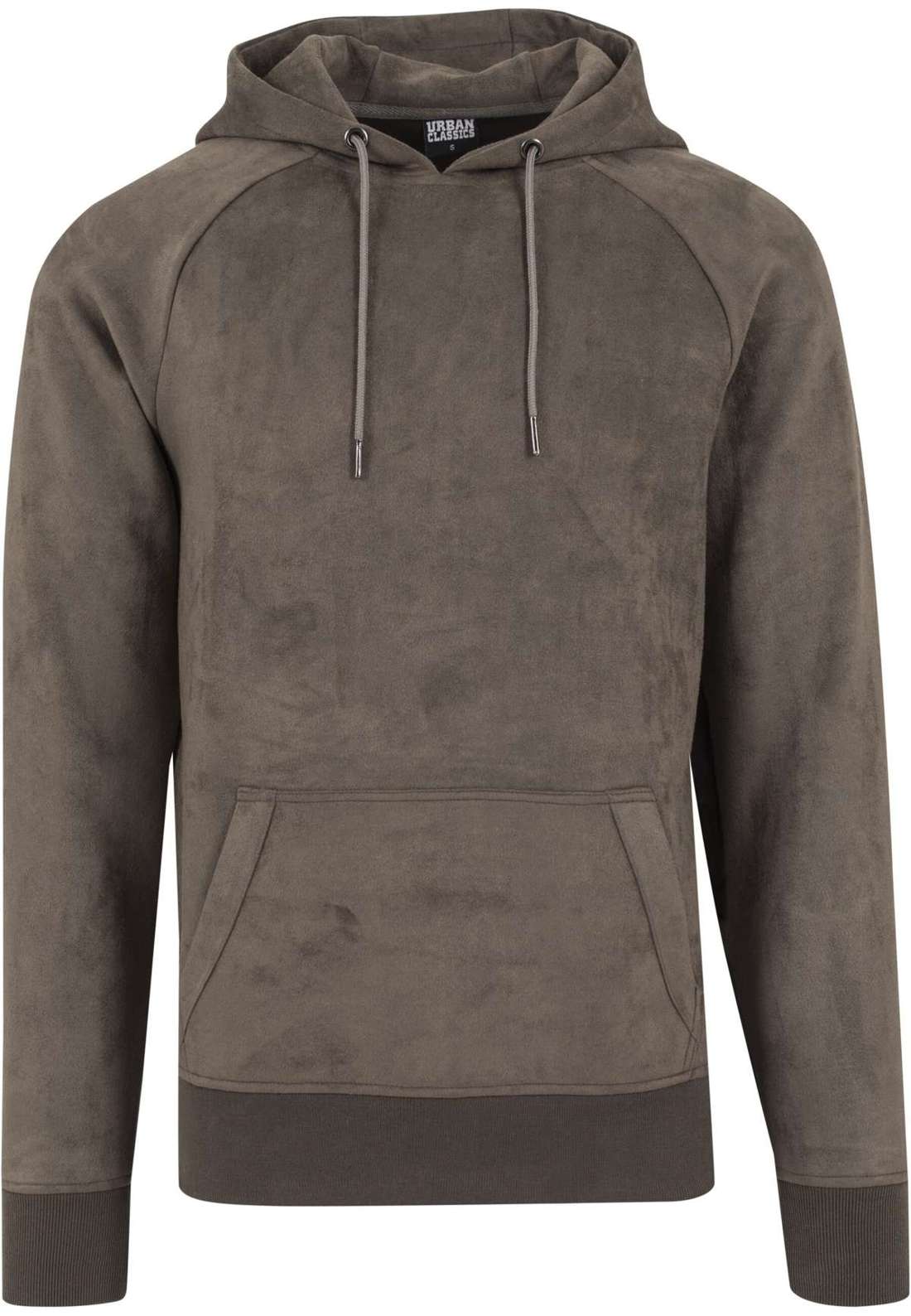толстовка Urban Classics Herren Imitation Suede Hoody