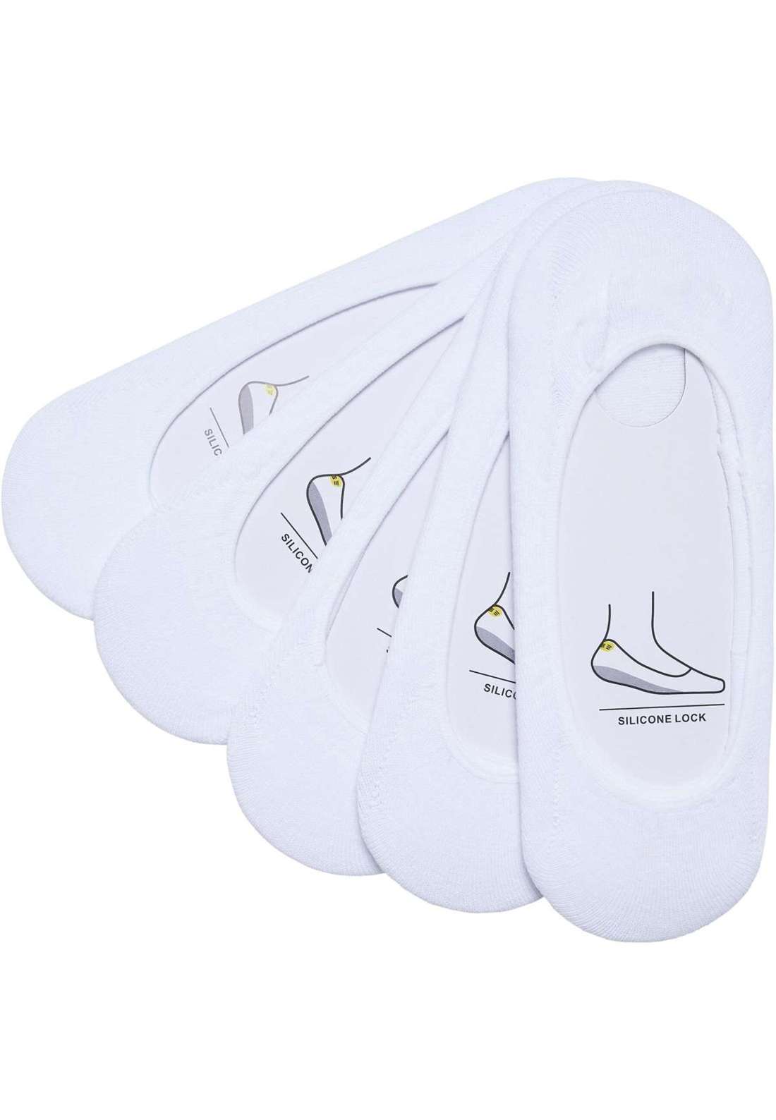Базовые носки Urban Classics Unisex Invisible Socks 5-Pack