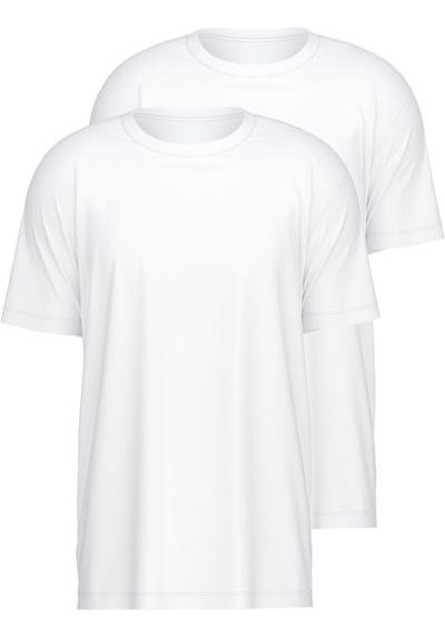 Футболка (2 шт.), облегающая рубашка с короткими рукавами, современный крой.