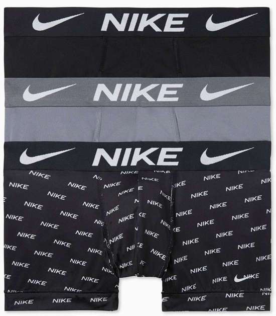 NIKE LOGO PRINT/COOL GREY/BLACK