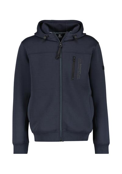 Толстовка LERROS Lässige Sweatjacke mit Kapuze