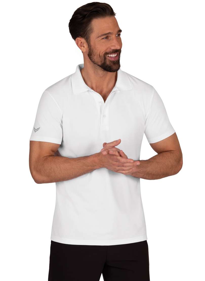 рубашка поло TRIGEMA Poloshirt aus Polyester mit Knopfleiste