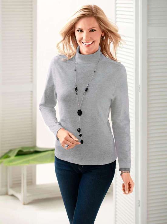 серый меланж