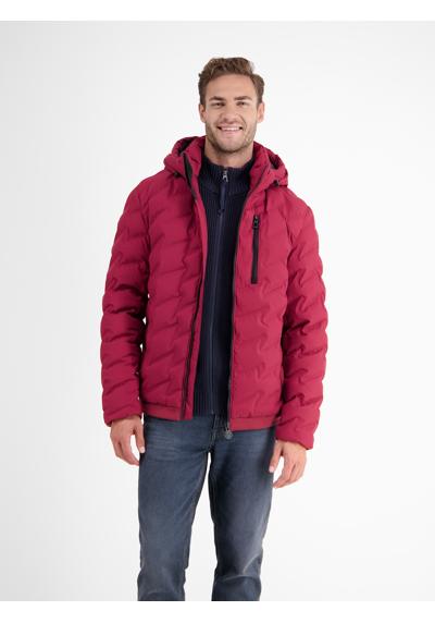 Уличная куртка с капюшоном LERROS Sportive Funktions-Steppjacke für Herren