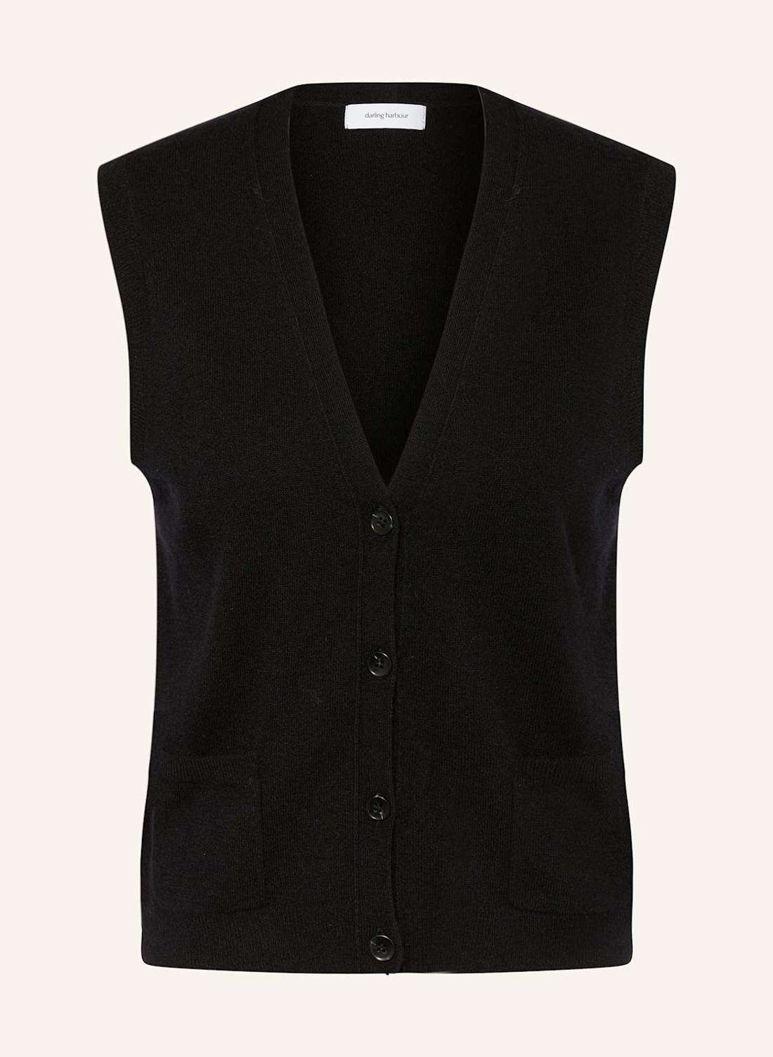 Вязаный жилет