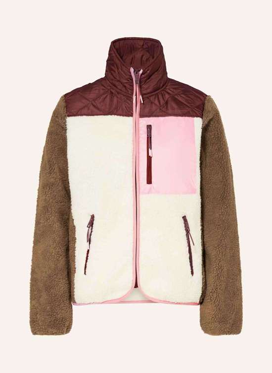 темно-красный/экрю/коричневый