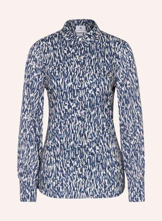 синий/кремовый