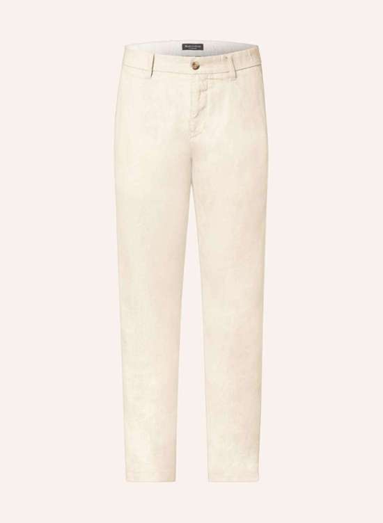 Зауженные льняные брюки чиносы OSBY JOGGER