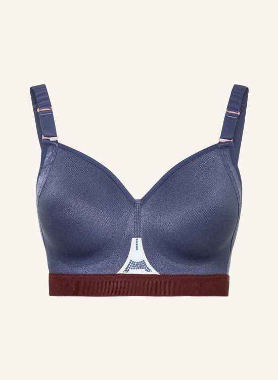 синий серый/темно-красный