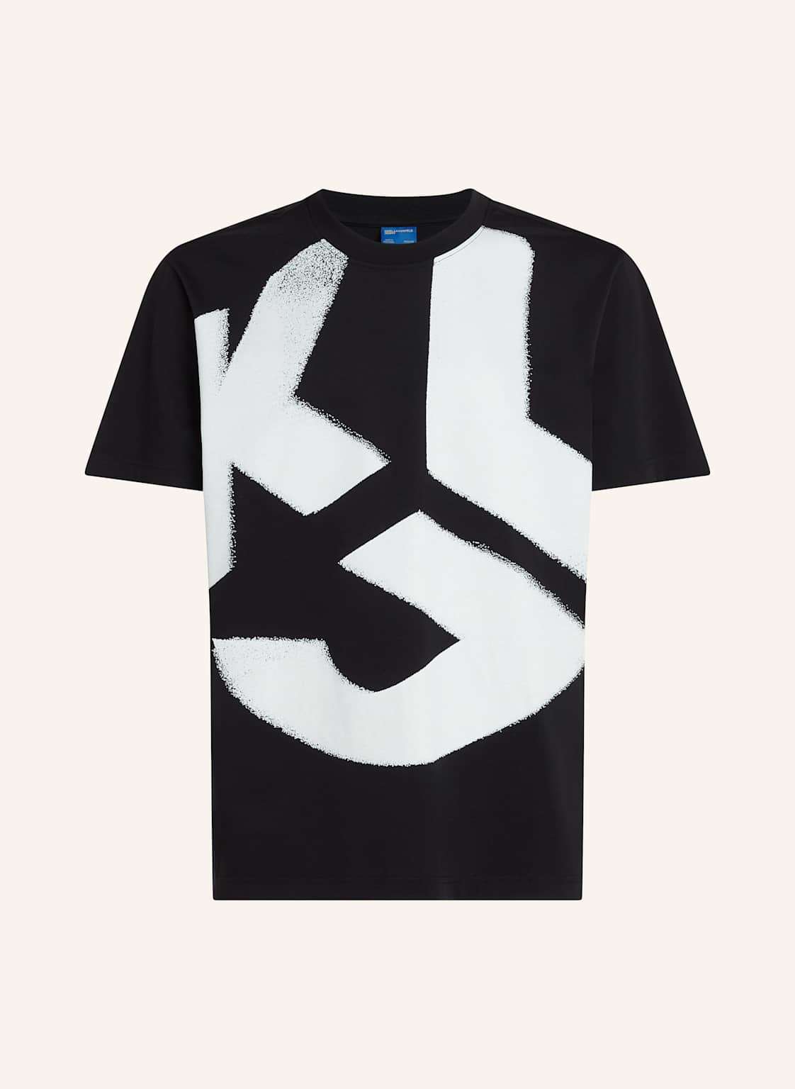 Беленная футболка klj с монограммой KLJ MONOGRAM BLEACHED T-SHIRT