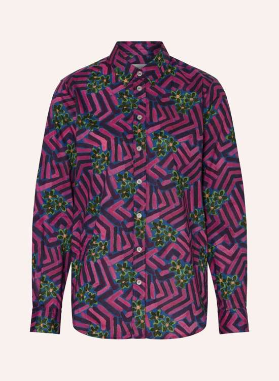 темно-лиловый/розовый/зеленый