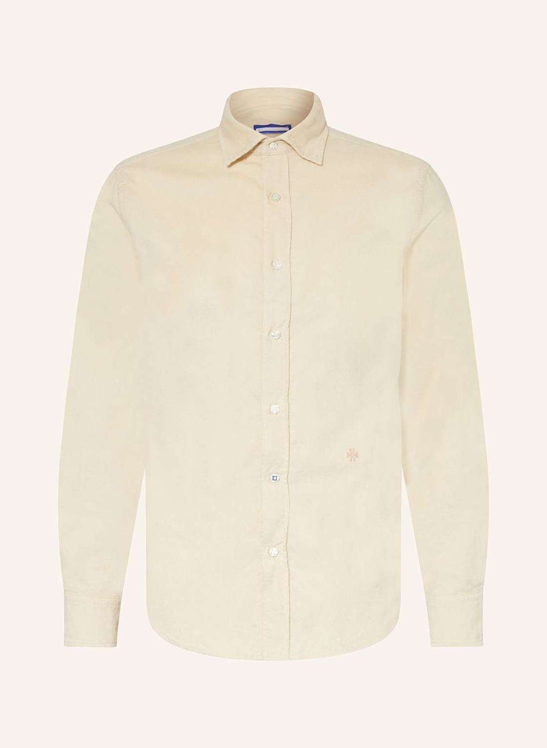 Вельветовая рубашка узкого кроя