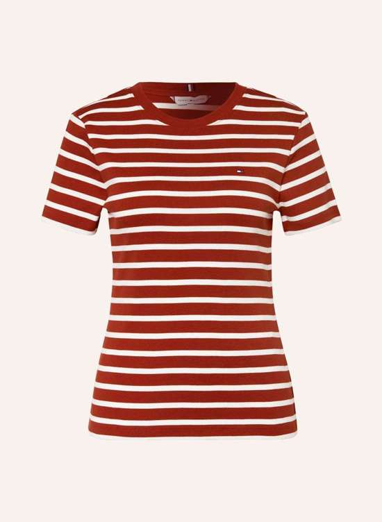 темно-красный/экрю