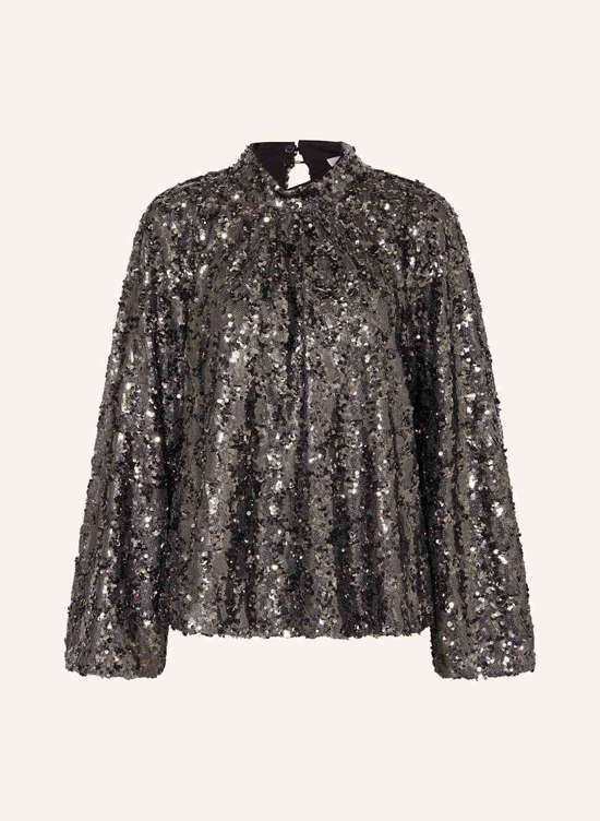 Блузка-рубашка с пайетками SALINAGZ