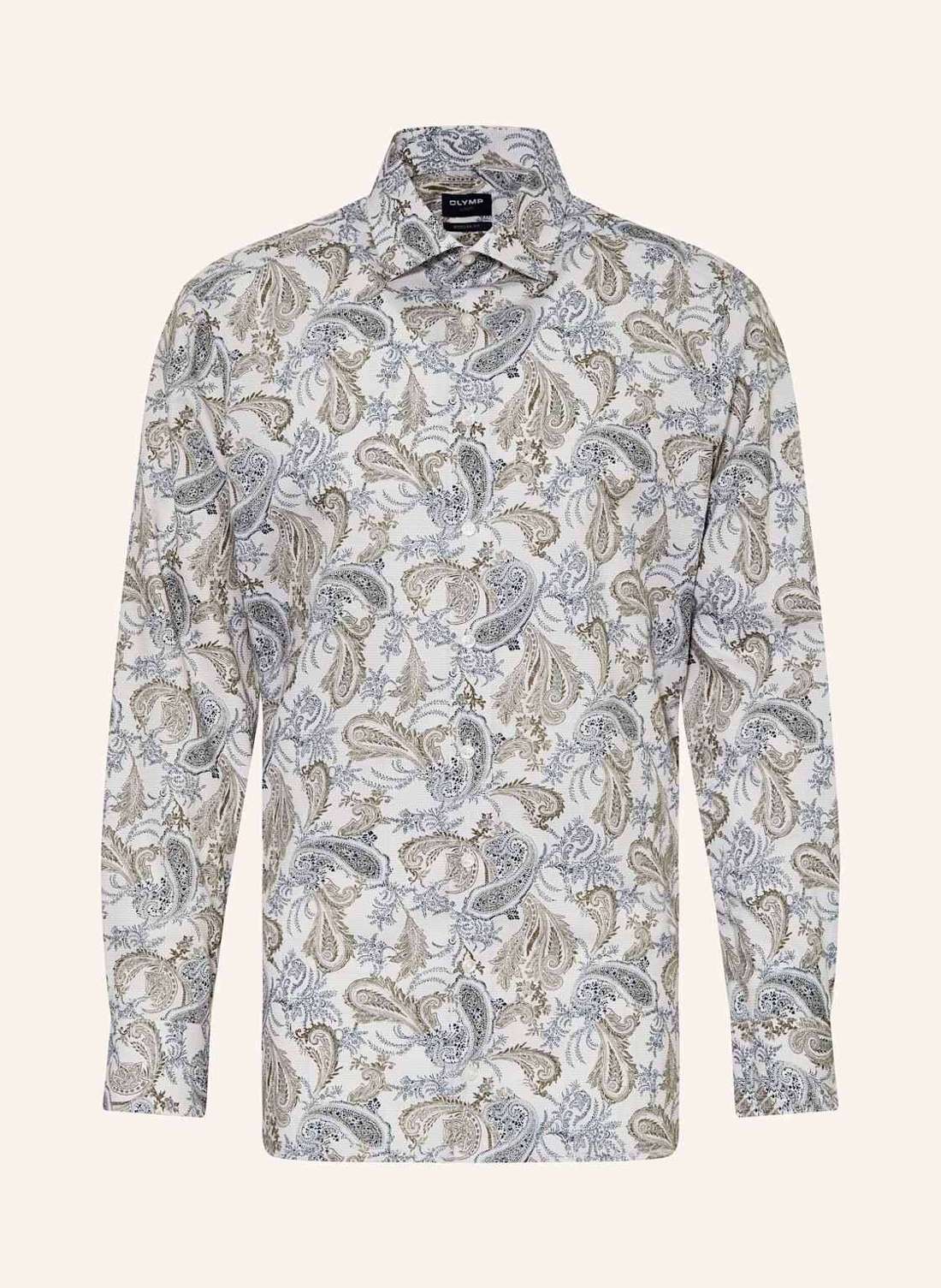 Рубашка современного кроя с удлиненными рукавами