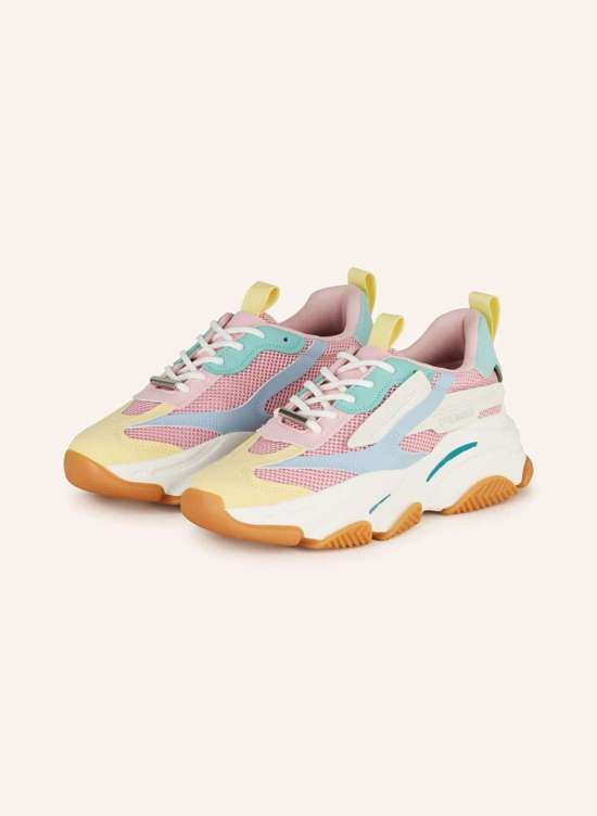 розовый/светло-синий