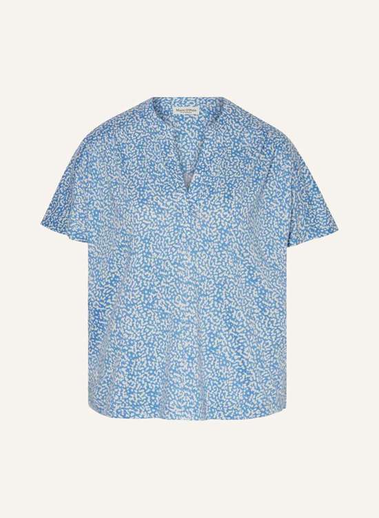 светло-синий/кремовый