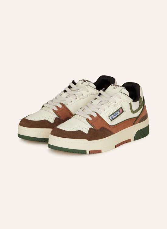 экрю/коричневый/зеленый