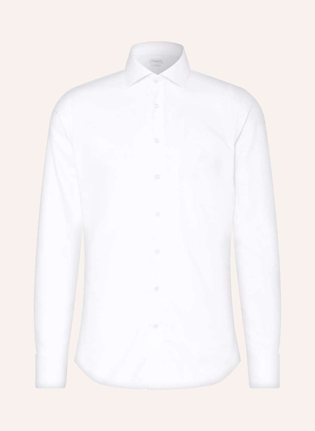 Рубашка приталенного кроя с отложными манжетами