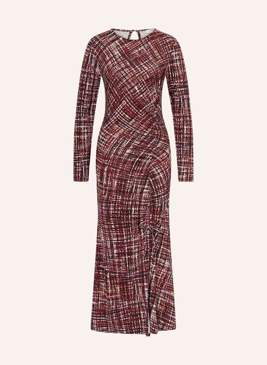 темно-красный/темно-коричневый/кремовый