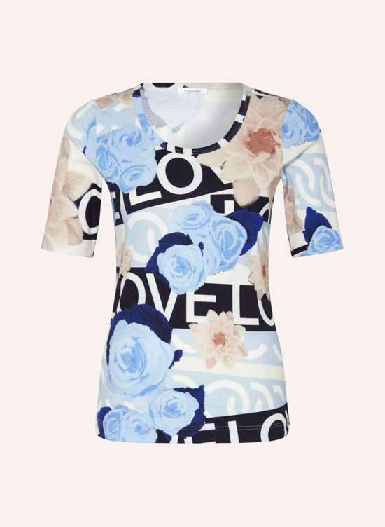 синий/бежевый