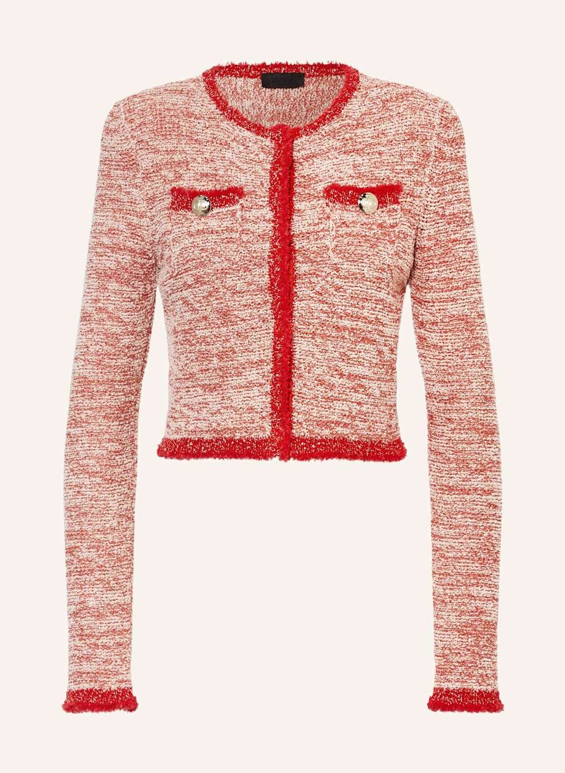 Кардиган из блестящей пряжи