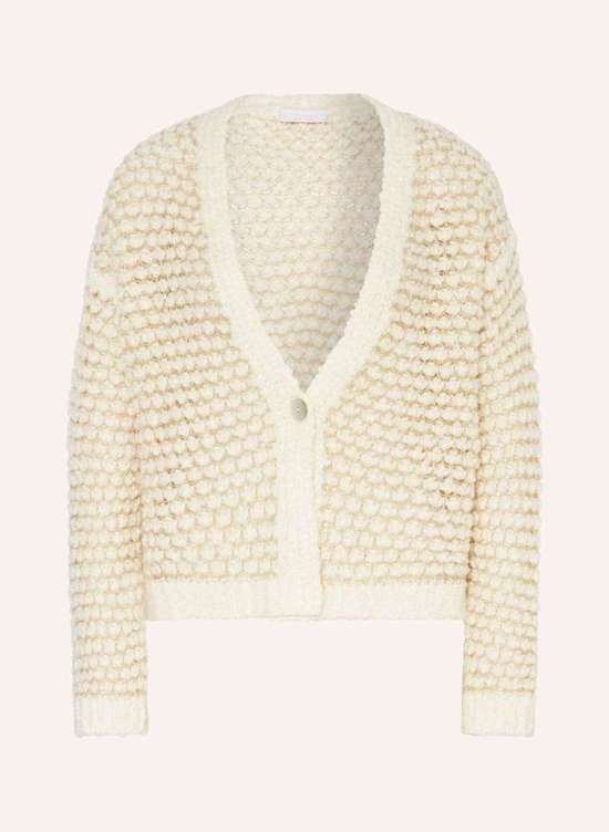 Кардиган из блестящей пряжи