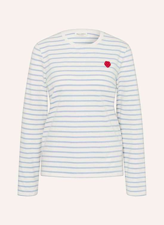 экрю/светло-синий