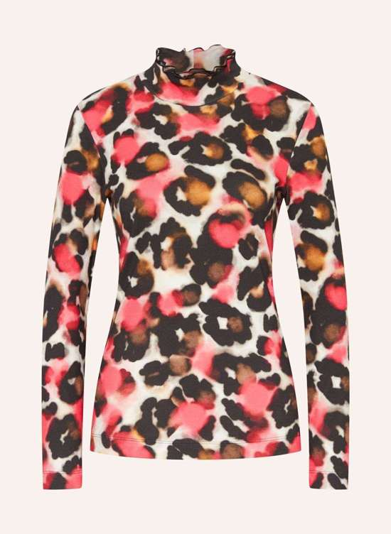 коричневый/черный/неоновый ярко-розовый