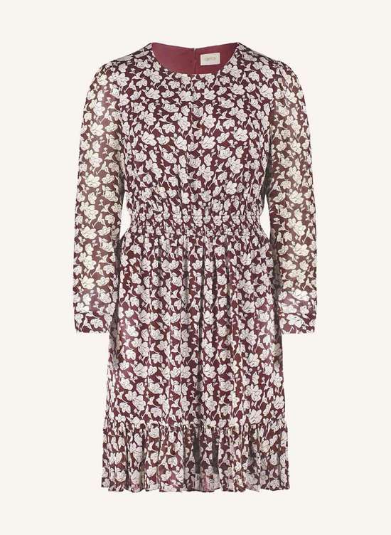 Платье с рюшами