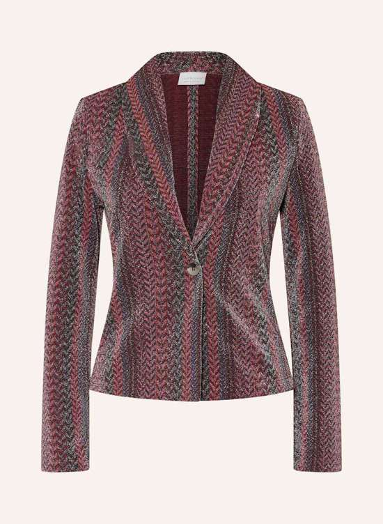 Блейзер из блестящей пряжи