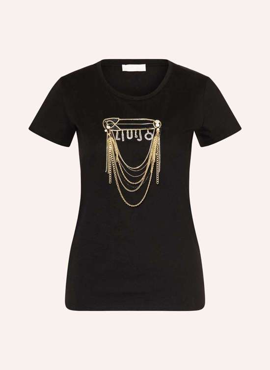 Футболка с драгоценными камнями