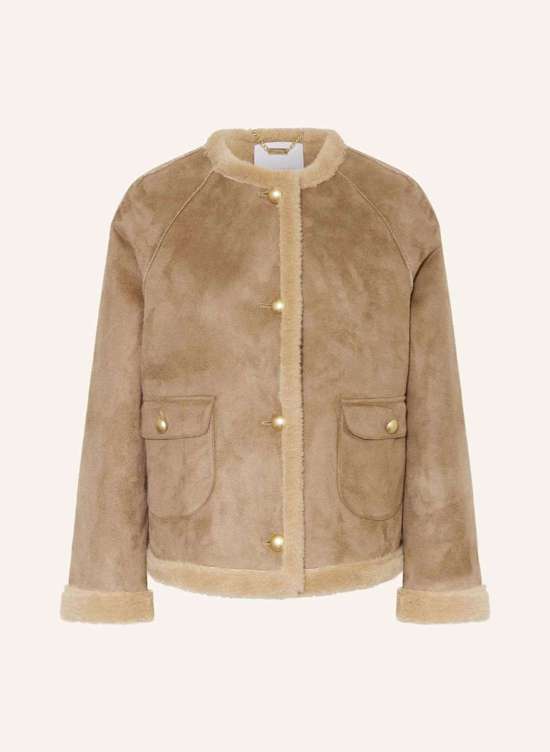 Куртка-боксер из искусственной кожи