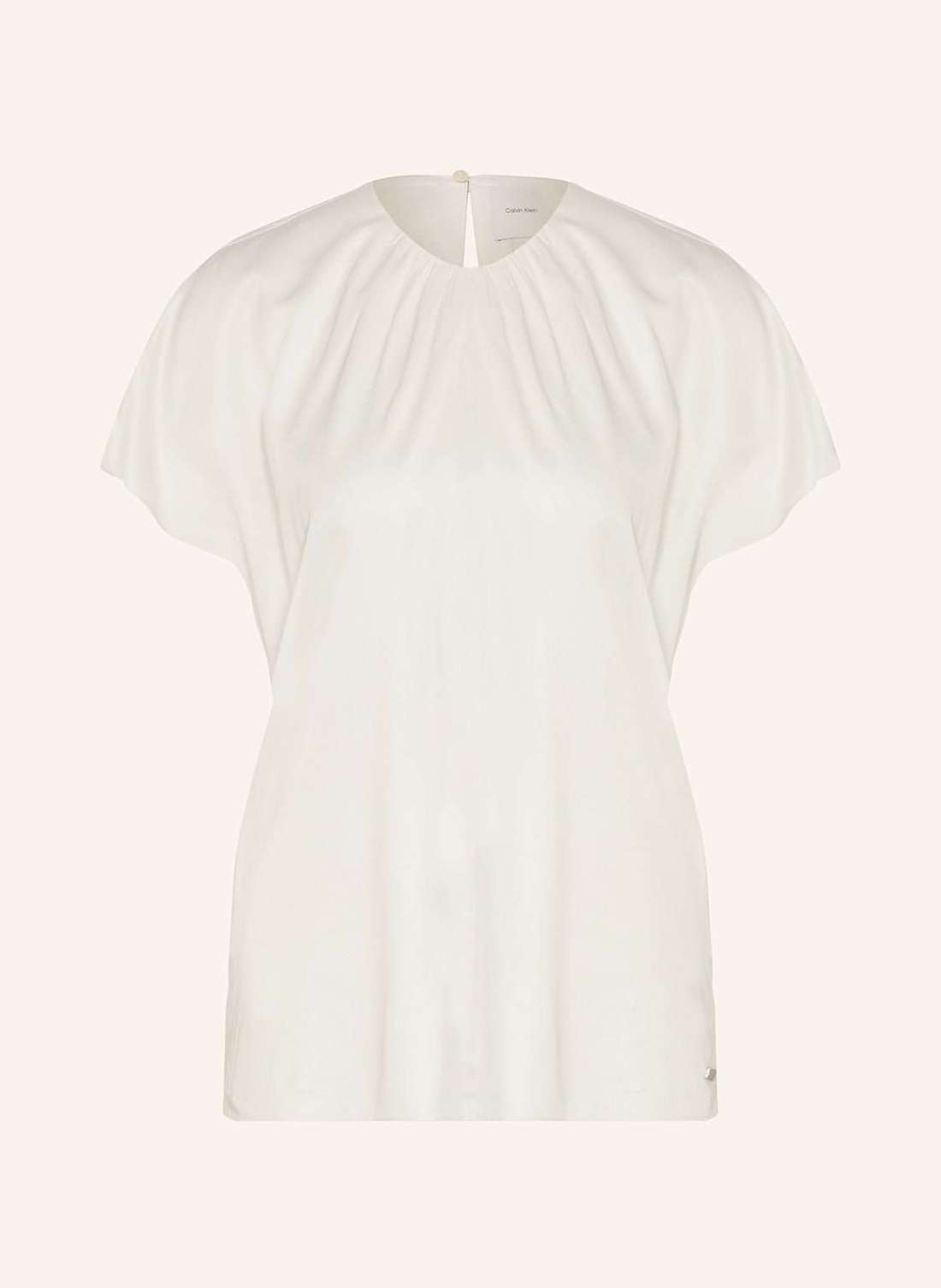 Атласная блузка-рубашка