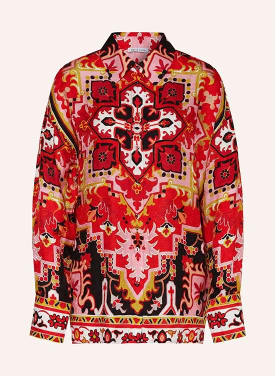 темно-красный/розовый/темно-желтый