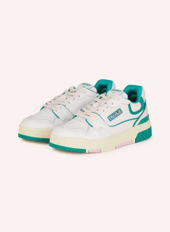 белый/зеленый/светло-розовый