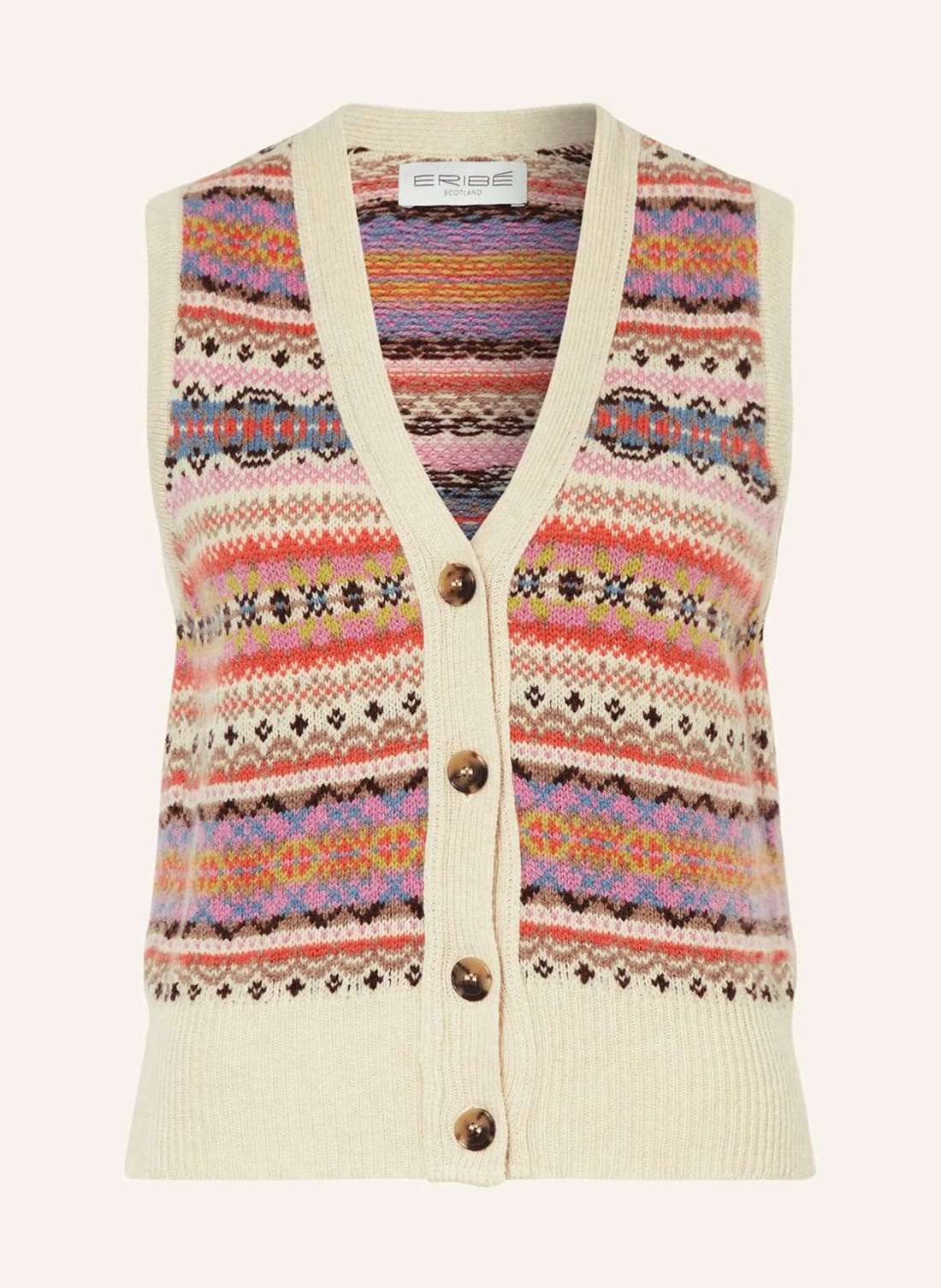 Вязаный жилет