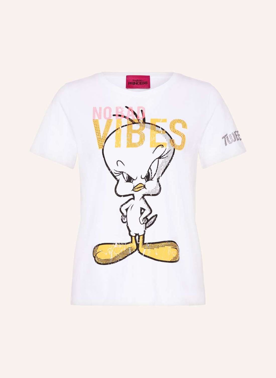 Футболка с драгоценными камнями