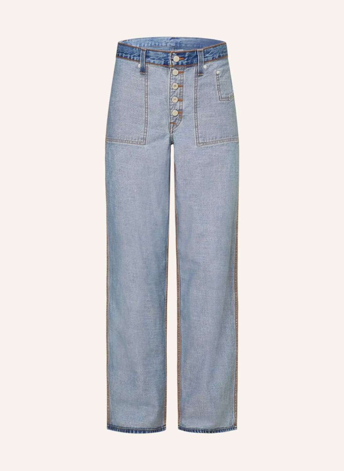 Двусторонние прямые джинсы BAGGY DAD
