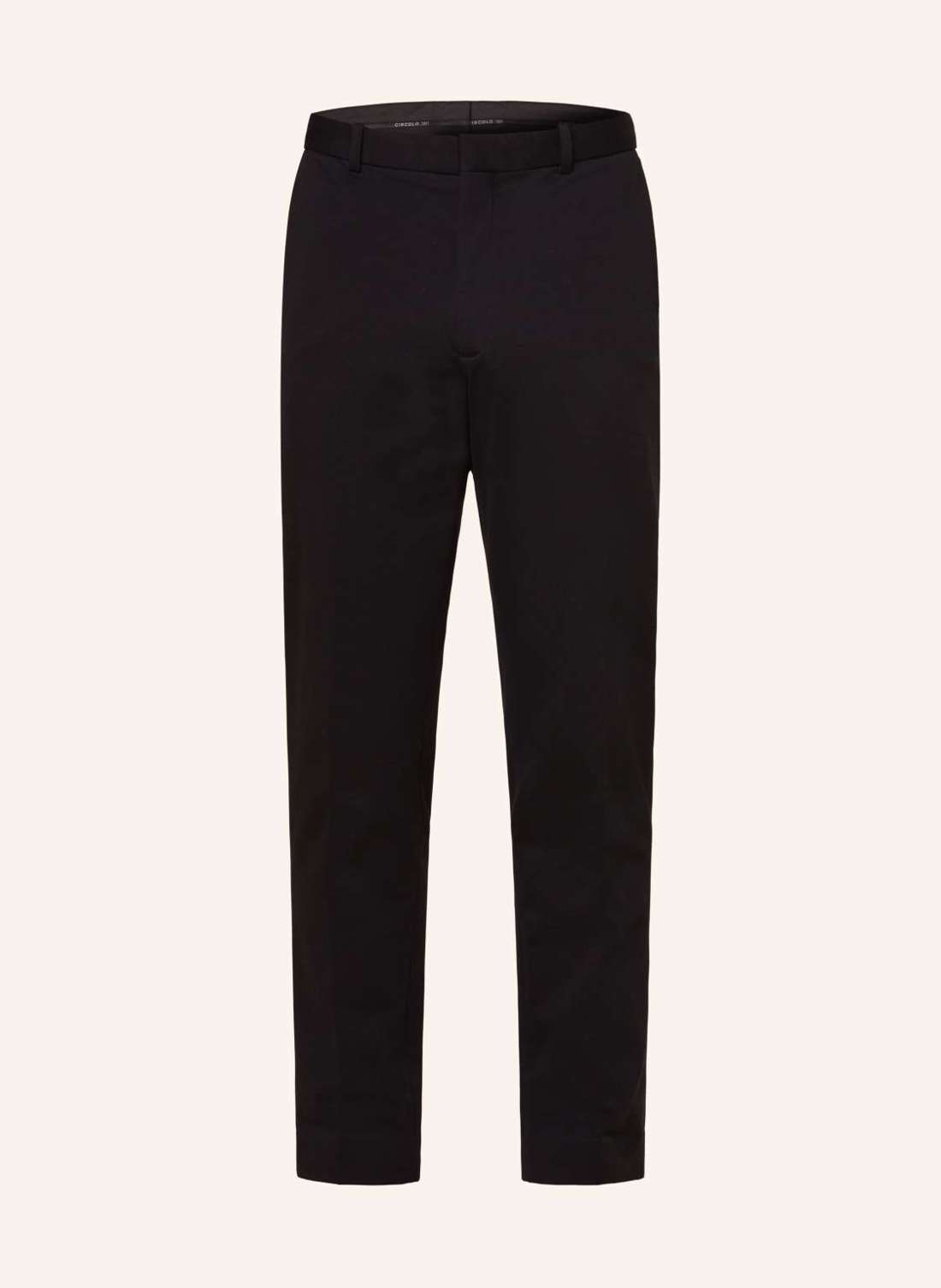 Костюмные брюки прямого кроя из трикотажа