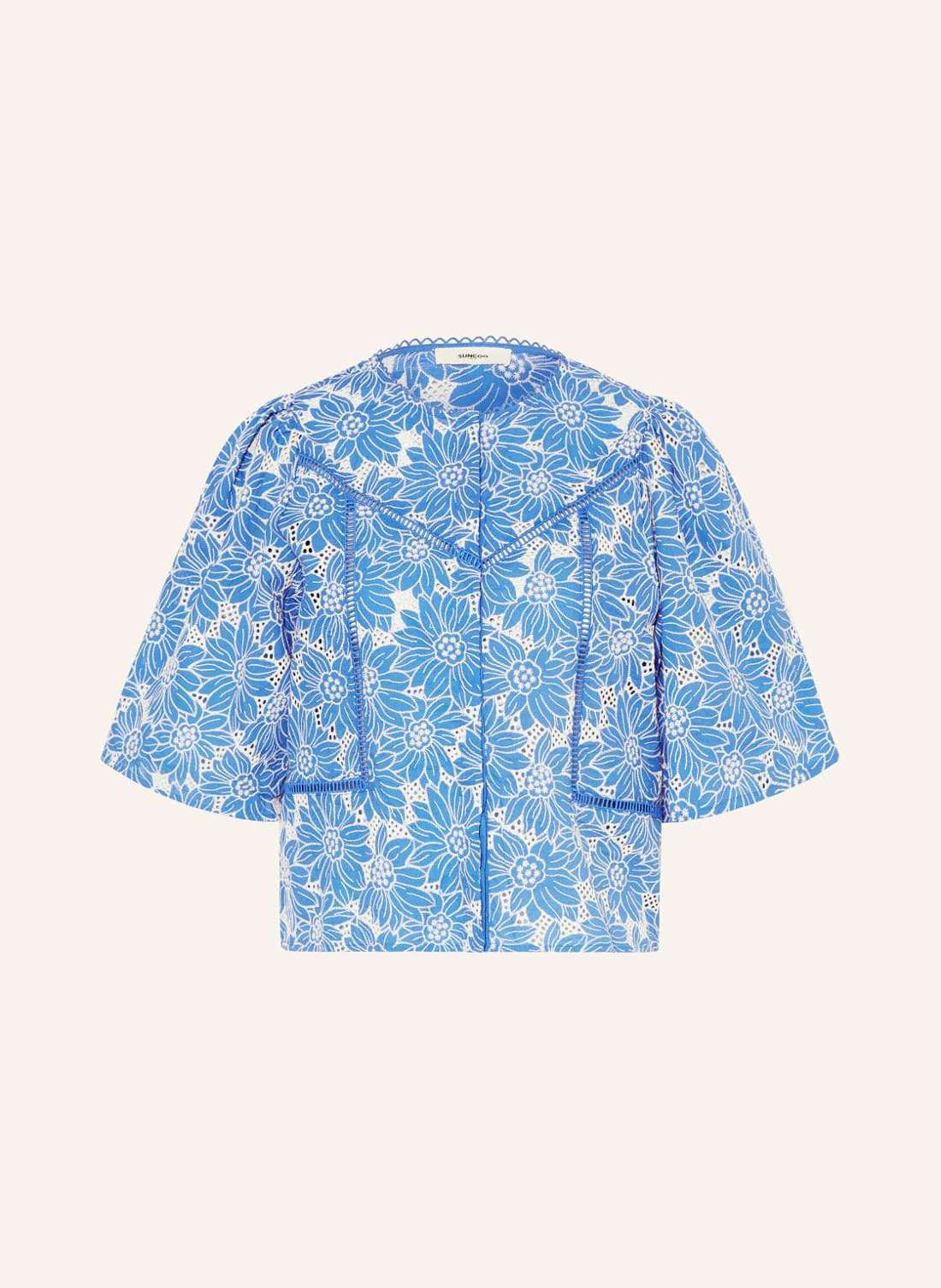 Блузка-рубашка с кружевом LOVELY