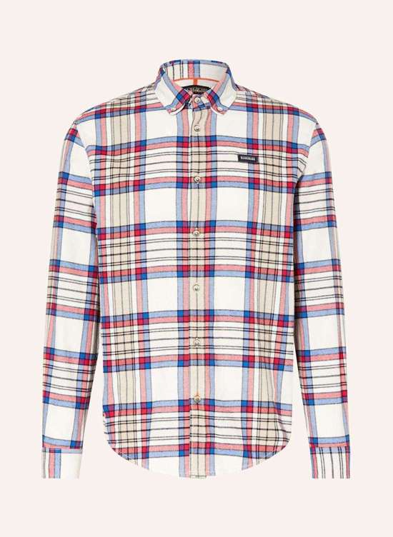 кремовый/синий/красный