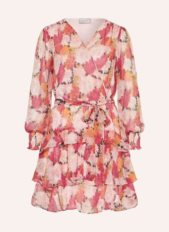 Платье с запахом и воланами DENNIE