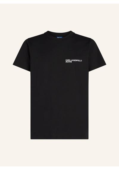 ФУТБОЛКА ПРИЛЕГАЮЩЕГО КРОЯ С ЛОГОТИПОМ KLJ SCHMAL GESCHNITTENES T-SHIRT MIT KLJ-LOGO