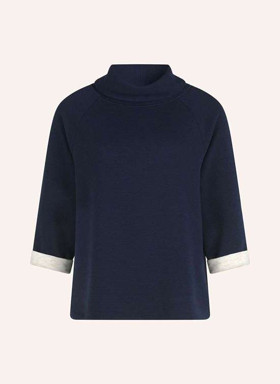 темно-синий/бежевый