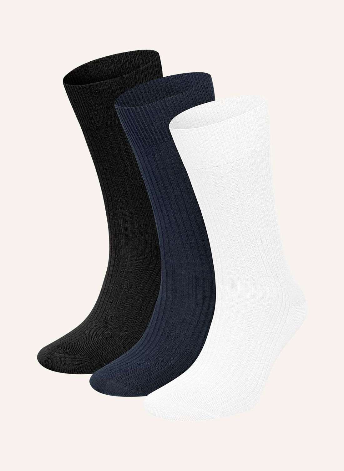 Упаковка из 3 носков PREMIUM RIBBED COLLECTION